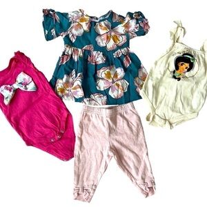 Lot of Baby Girl Summer Clothes Dress Size 3 Months 3-6 Months